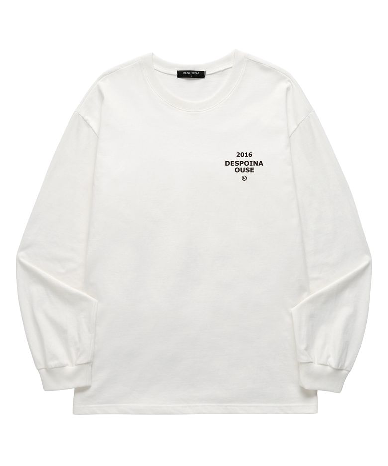 [F/W신상할인] Basic logo 롱슬리브 (DLS039) 화이트