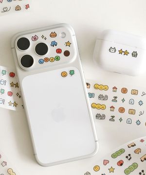 [2PACK] 두들 데코 키스컷 테이프 2종 세트 스티커