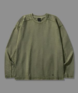 애쉬 컷아웃 긴팔티셔츠 카키 MMLT6937