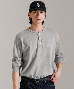 스테이블 헨리넥 긴팔티 그레이 SJLT4748