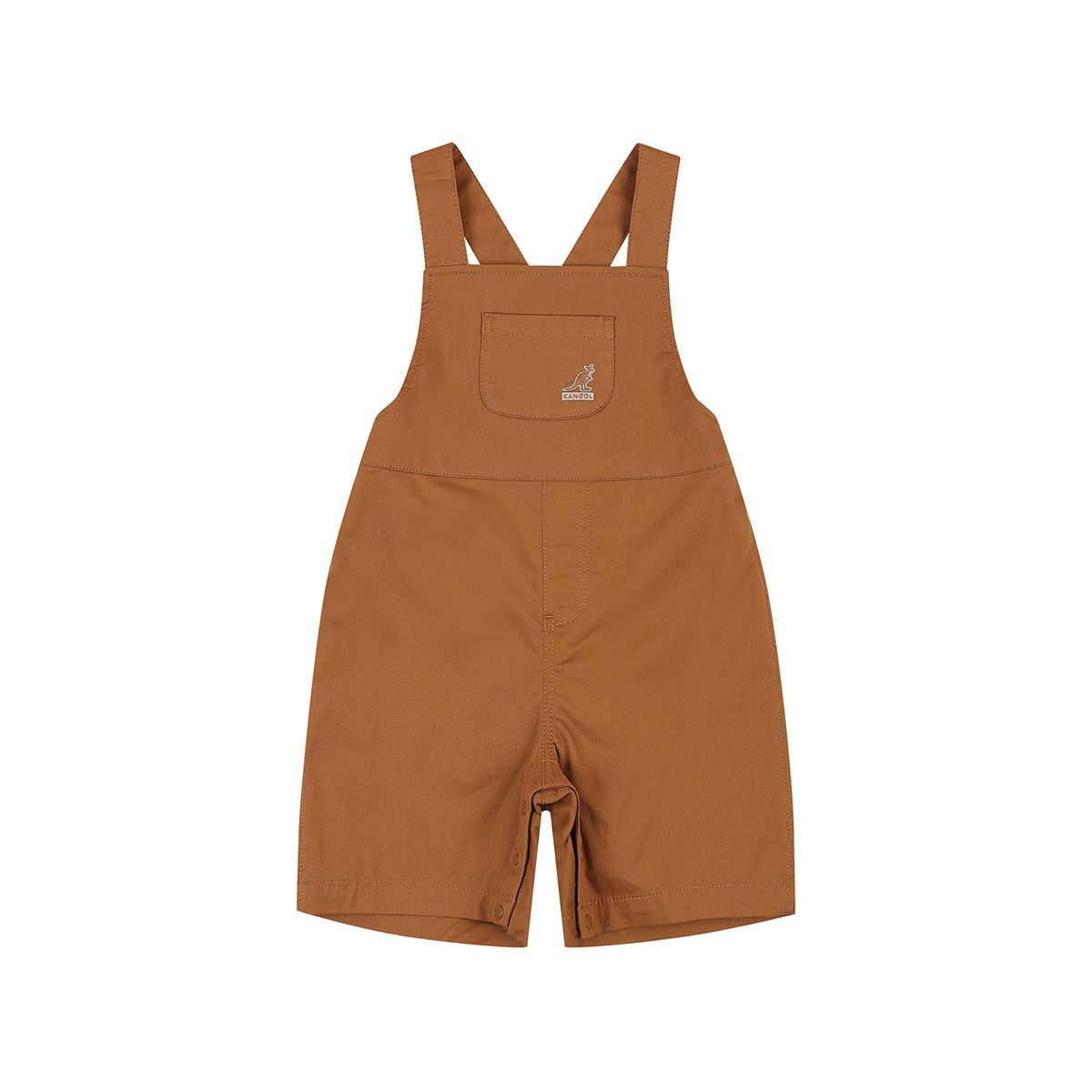 캉골키즈(KANGOL KIDS) [베이비] 우븐 오버롤 SB 0D14 브라운