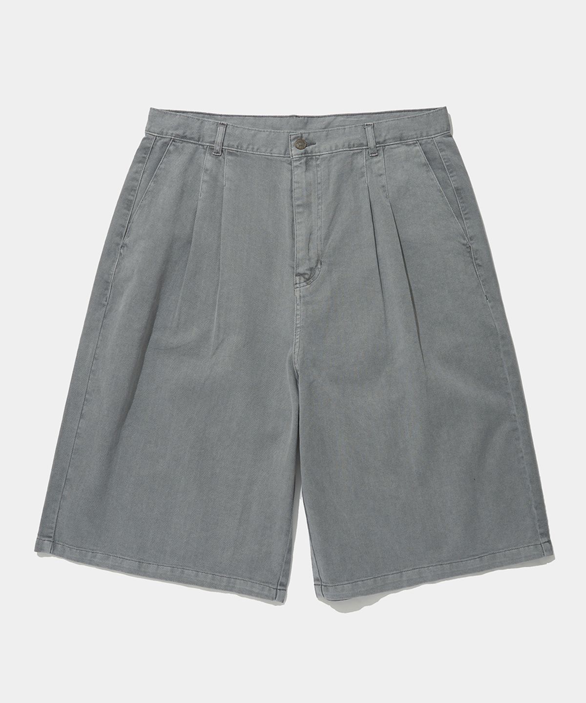 컬럼비아 유니버시티(COLUMBIA UNIVERSITY) TWOTUCK DYED TWILL BERMUDA SHORTS PANTS_GRAY