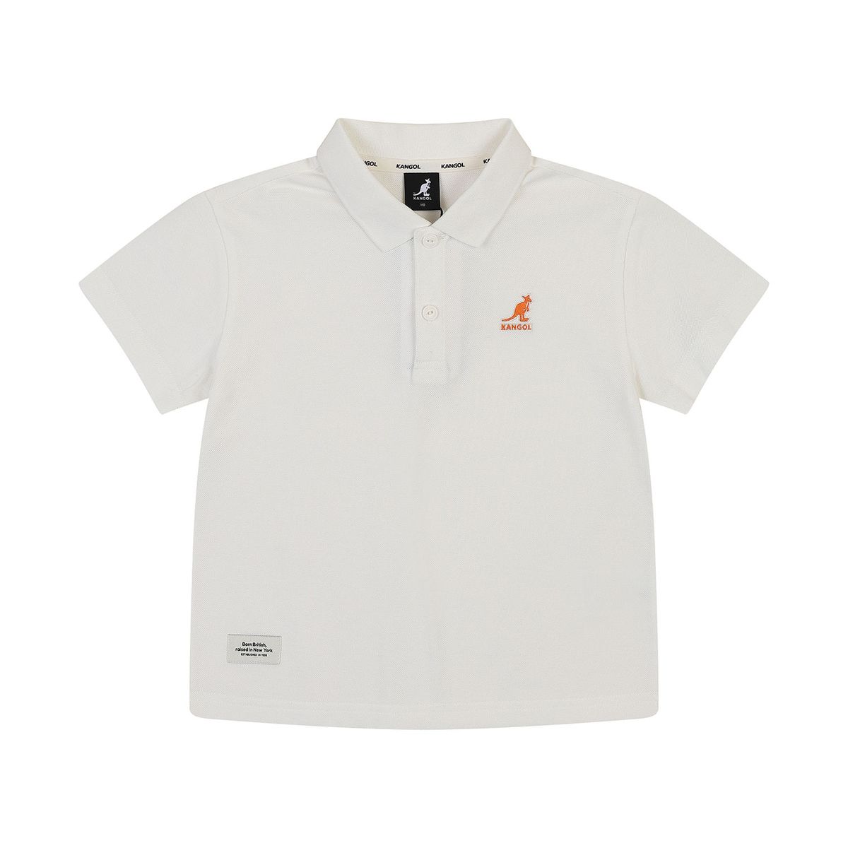 캉골키즈(KANGOL KIDS) 쿨맥스 피케 카라 티셔츠 SB 0002 아이보리
