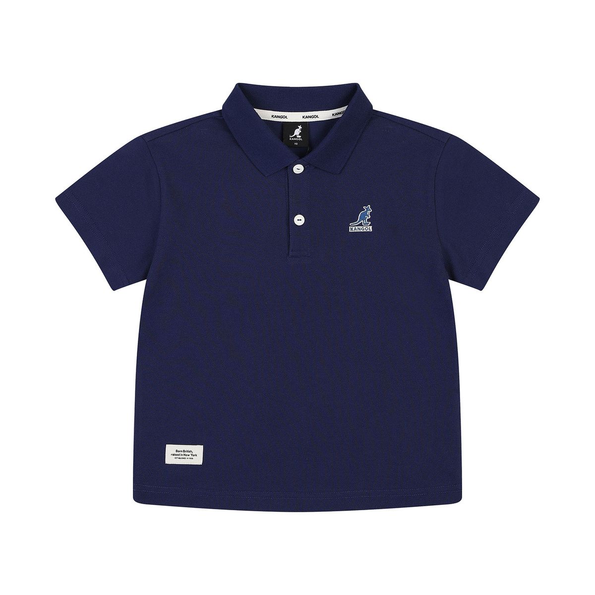 캉골키즈(KANGOL KIDS) 쿨맥스 피케 카라 티셔츠 SB 0002 네이비