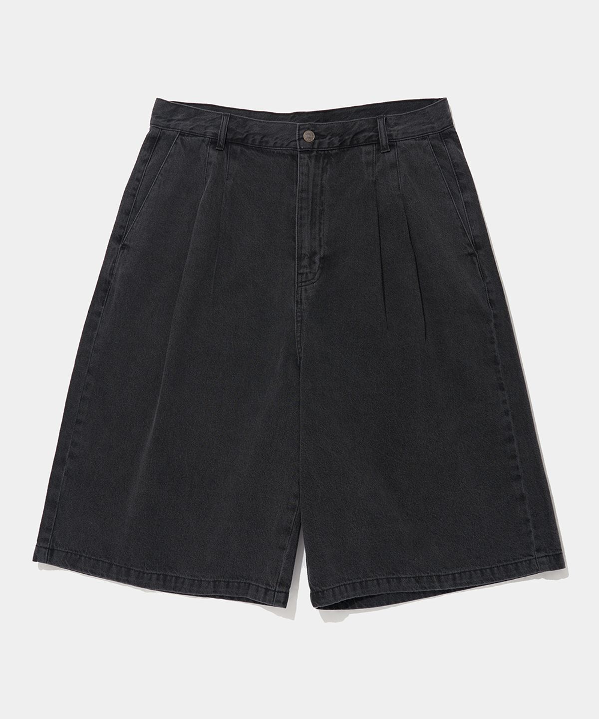컬럼비아 유니버시티(COLUMBIA UNIVERSITY) TWOTUCK DENIM BERMUDA SHORTS PANTS_GRAY JEAN
