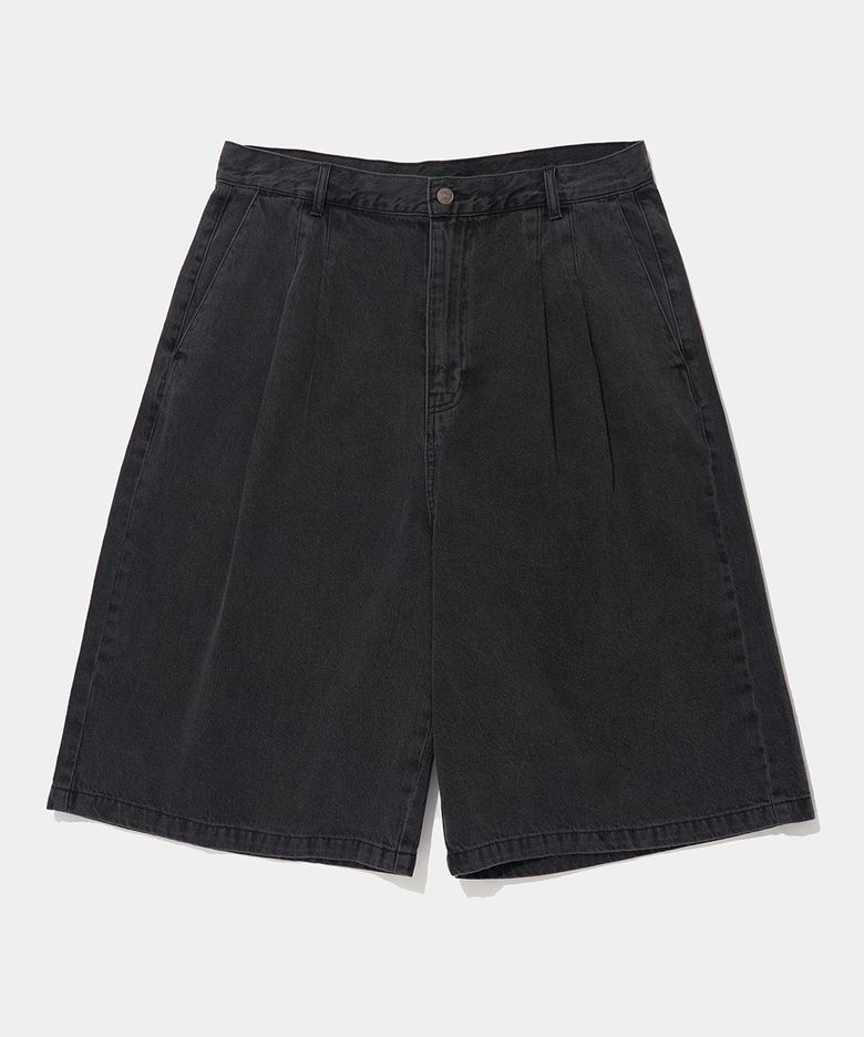 TWOTUCK DENIM BERMUDA SHORTS PANTS_GRAY JEAN