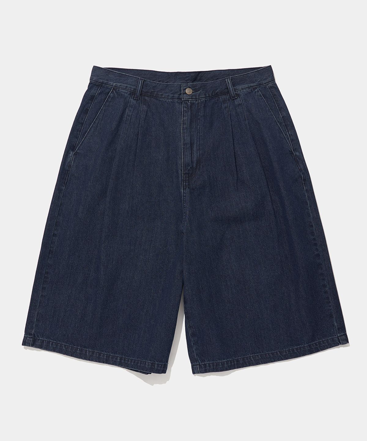 컬럼비아 유니버시티(COLUMBIA UNIVERSITY) TWOTUCK DENIM BERMUDA SHORTS PANTS_LIGHT JEAN