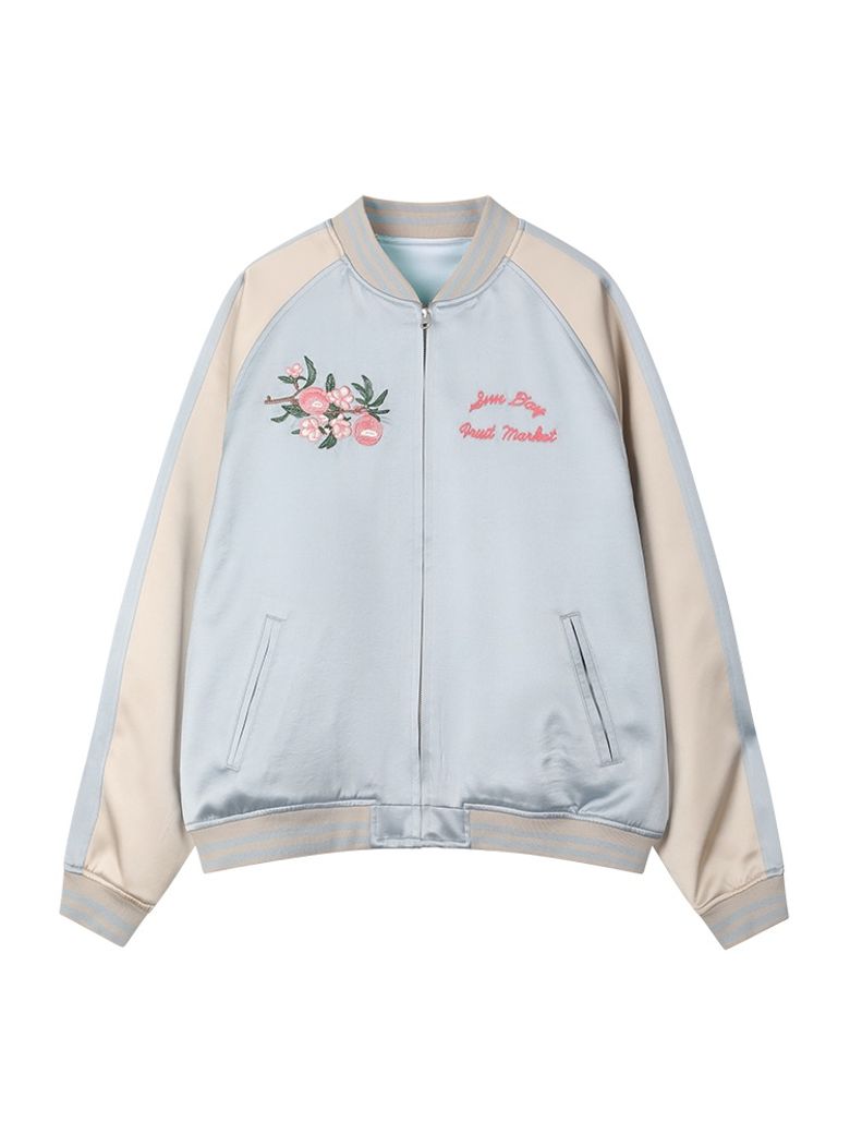 PEACH REVERSIBLE SUKAJAN SKYBLUE