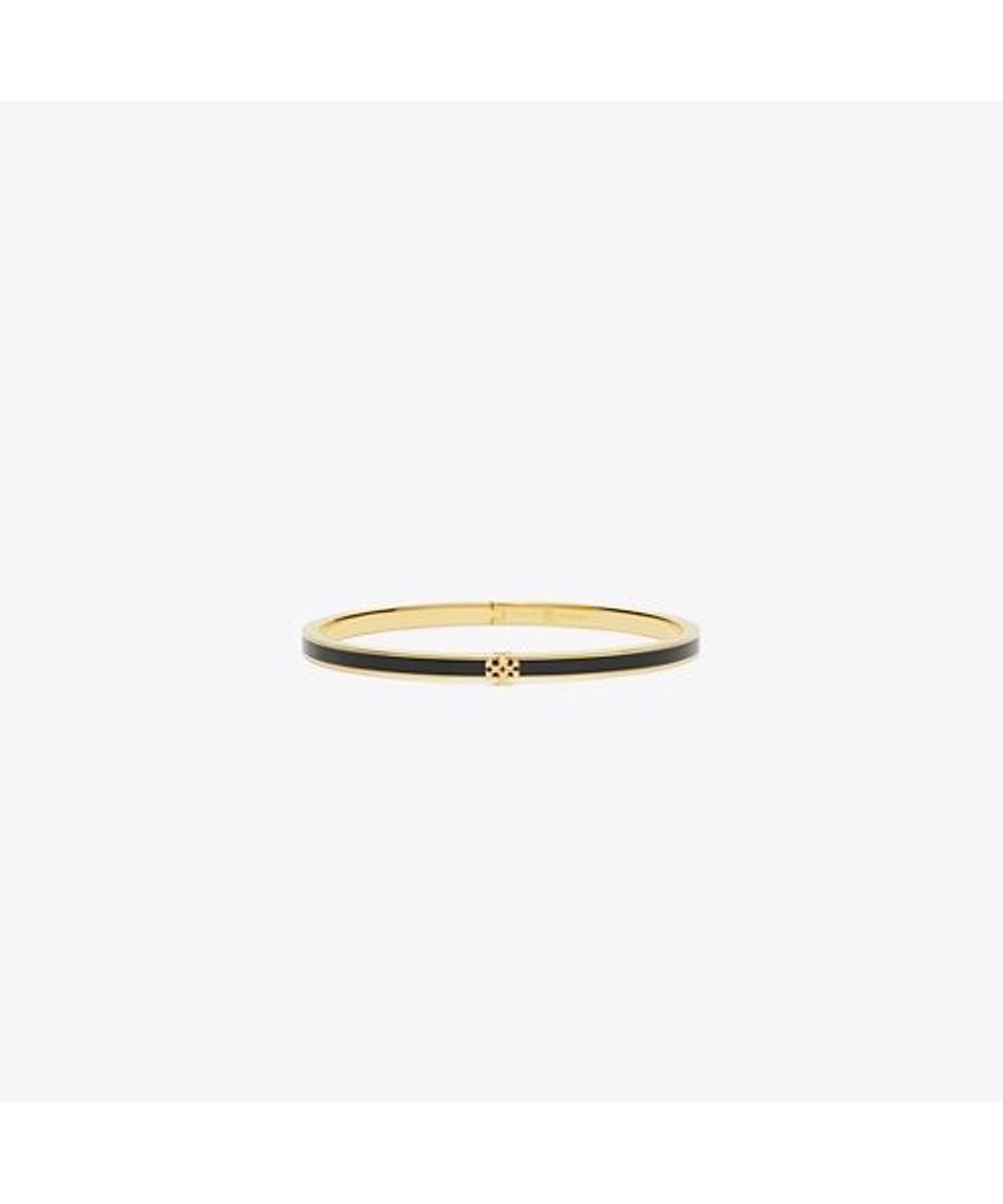 토리버치(TORYBURCH) 틴 아이콘 에나멜 브레이슬릿 - 토리 골드 / 블랙