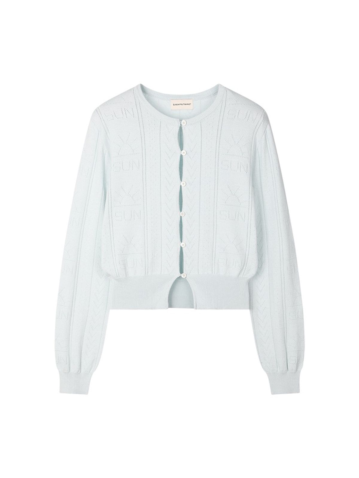 선데이후르츠마켓(SUNDAY FRUIT MARKET) W) SUN LIGHTS CARDIGAN SKYBLUE