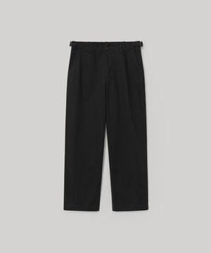French Drill Chino Pants (Black)