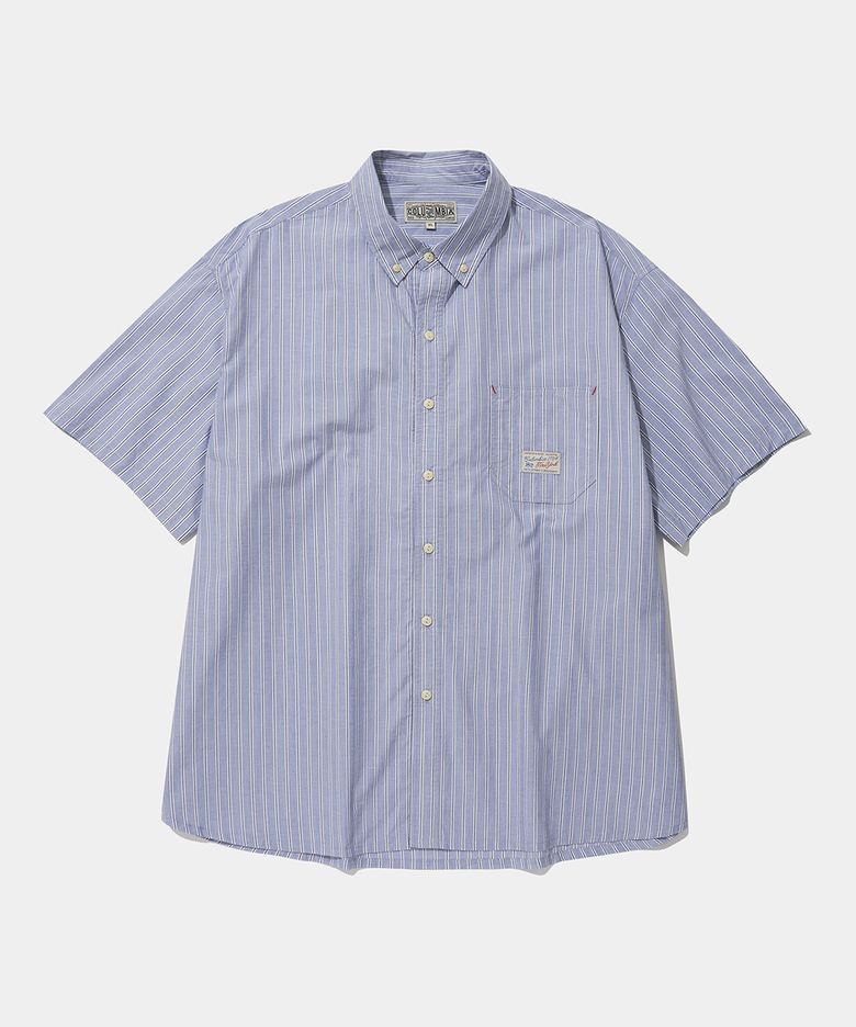 SL-LABEL ONE POCKET STRIPE S/S SHIRTS_STRIPE