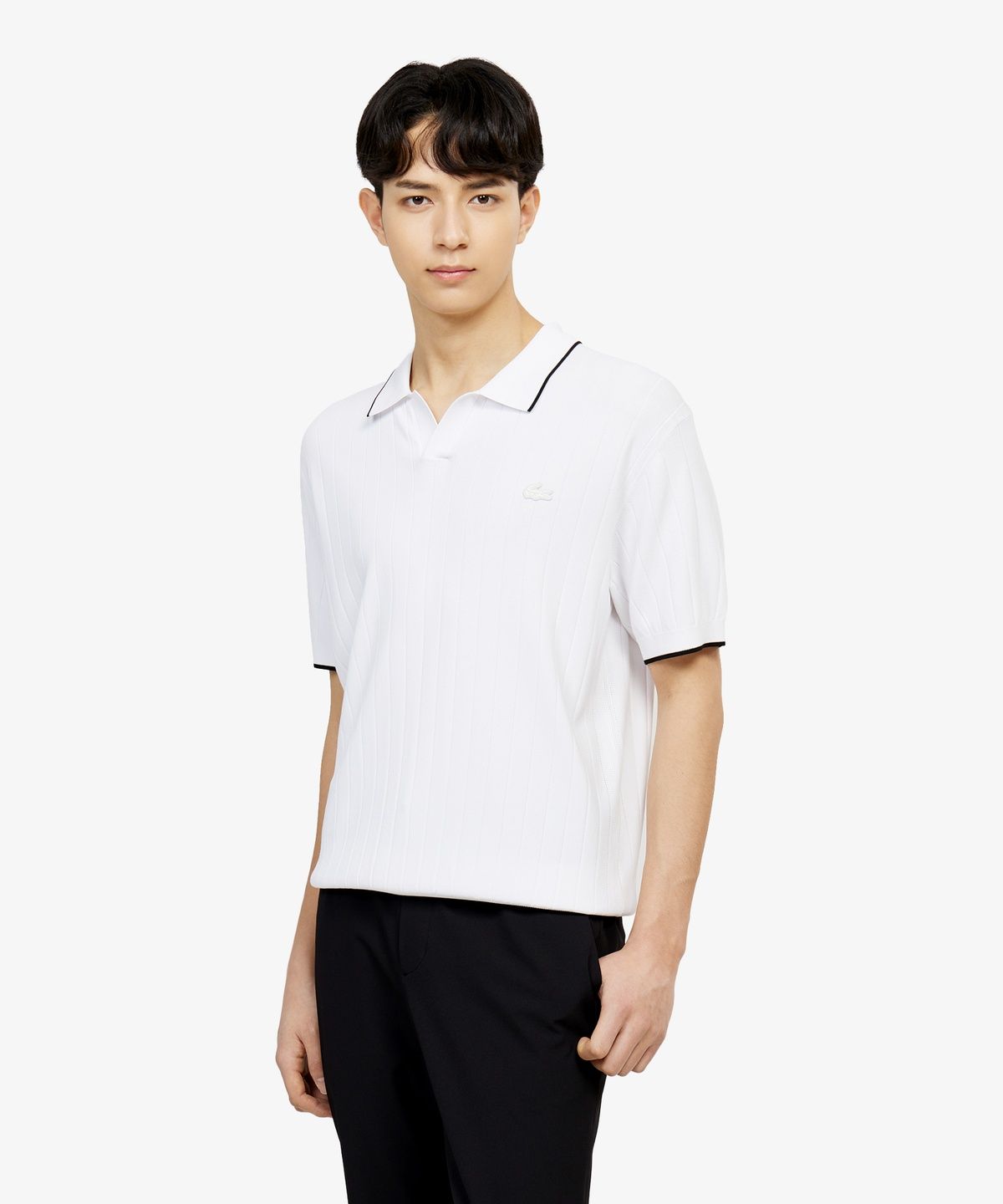 라코스테(LACOSTE) 남성 오픈에리 스웨터 AH721E-56G 001