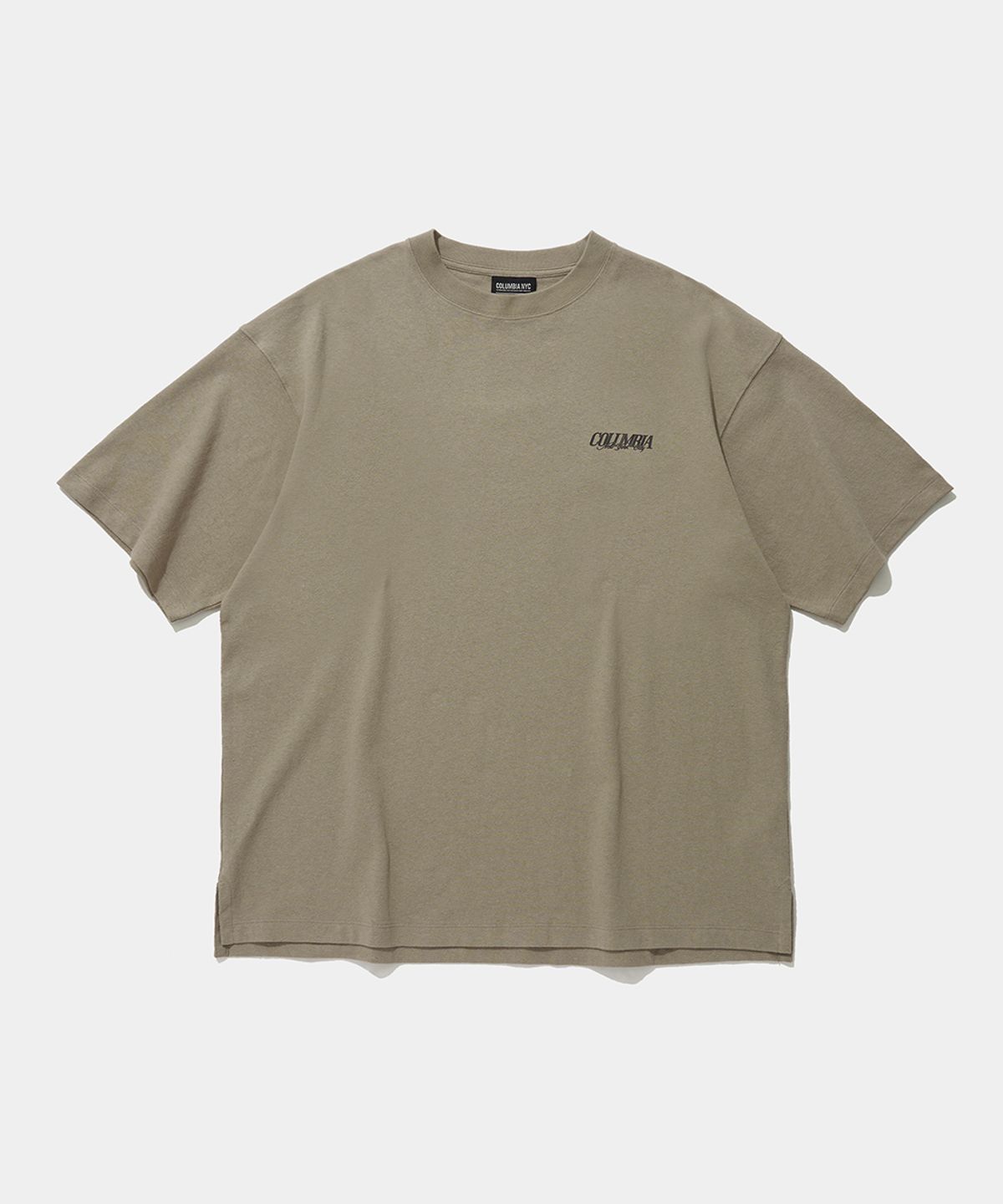 컬럼비아 유니버시티(COLUMBIA UNIVERSITY) URBAN PUFF OVER FIT S/S T-SHIRTS_NATURAL BEIGE
