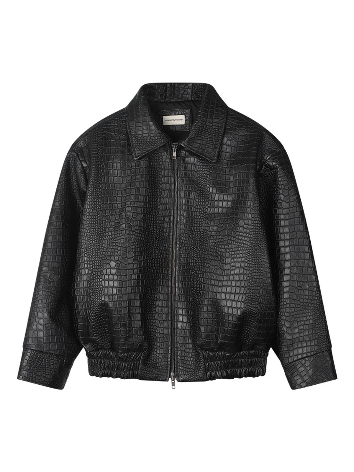 선데이후르츠마켓(SUNDAY FRUIT MARKET) CROC LEATHER JACKET