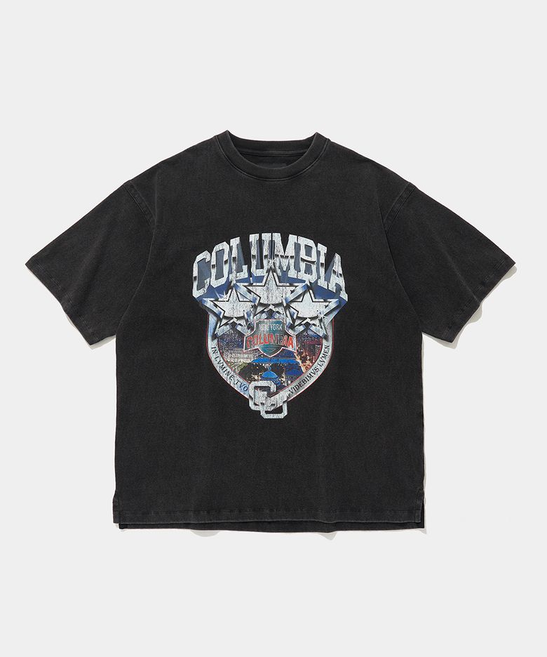CU STAR MINERAL WASHED S/S T-SHIRTS_CHARCOAL