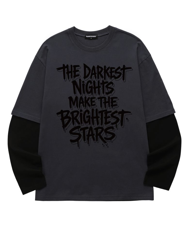 레이어드 DARKEST NIGHT 롱슬리브 (VVLL0223) 차콜