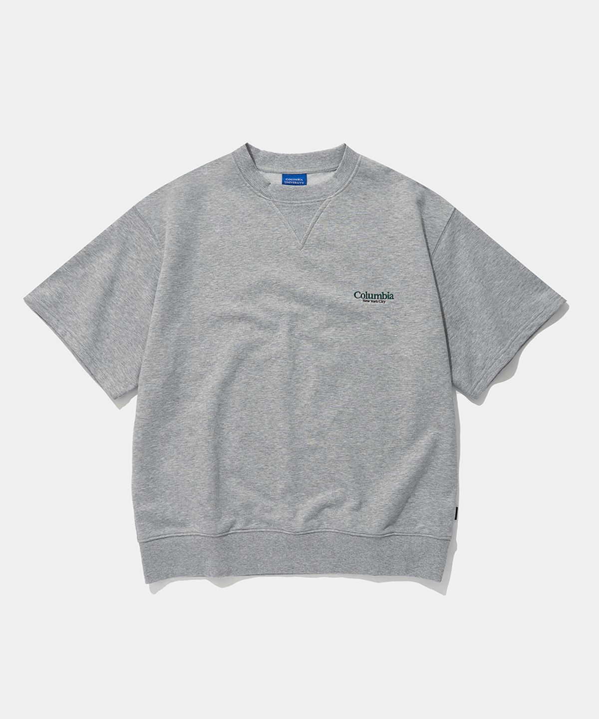컬럼비아 유니버시티(COLUMBIA UNIVERSITY) NYC EMB TERRY S/S CREW NECK_MELANGE GRAY