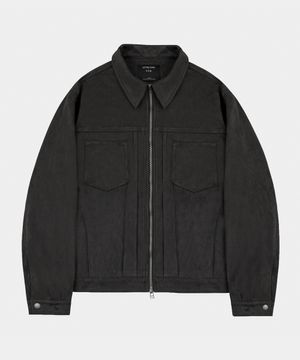 어반스 스웨이드 블루종 자켓 챠콜