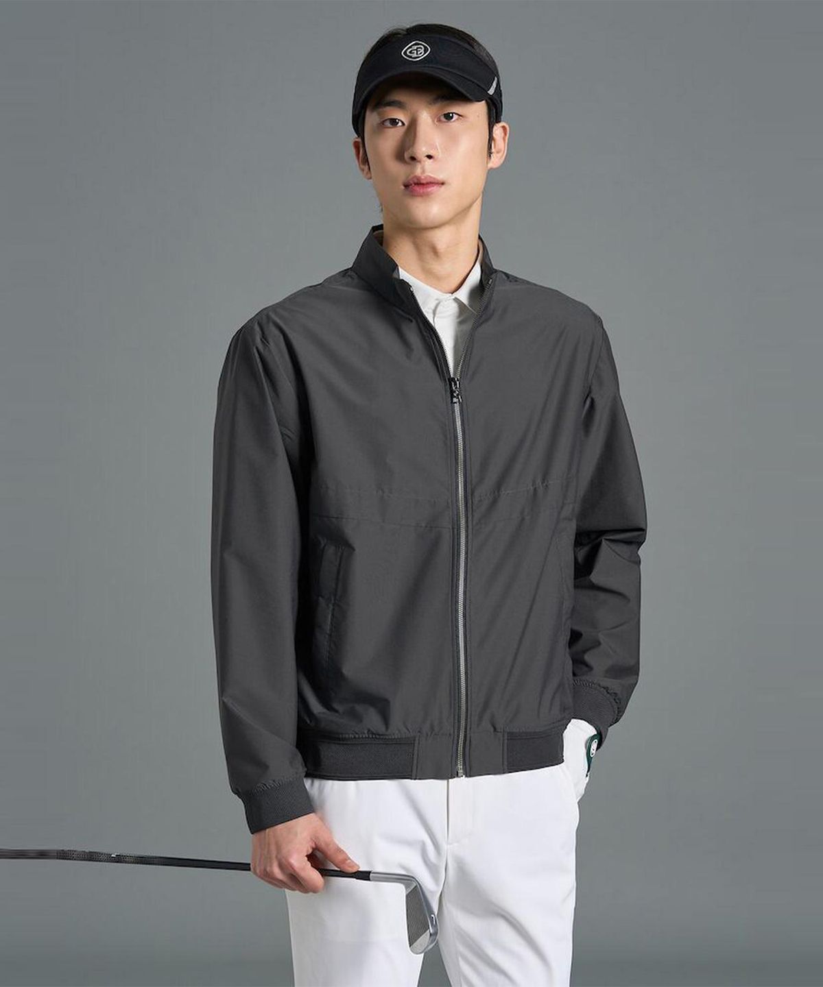 빈폴골프(BEANPOLE GOLF) 남성 경량 블루종 점퍼 - 애쉬