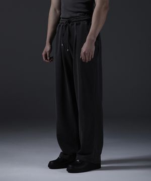 카미드 고딕 피그먼트 와이드 스웻 팬츠