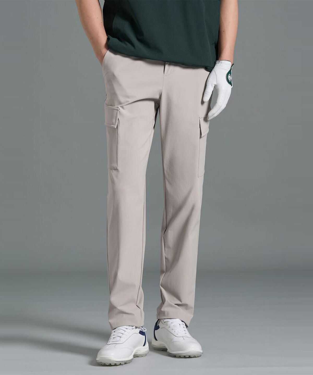 빈폴골프(BEANPOLE GOLF) 남성 카고 스트레이트 팬츠 - 베이지