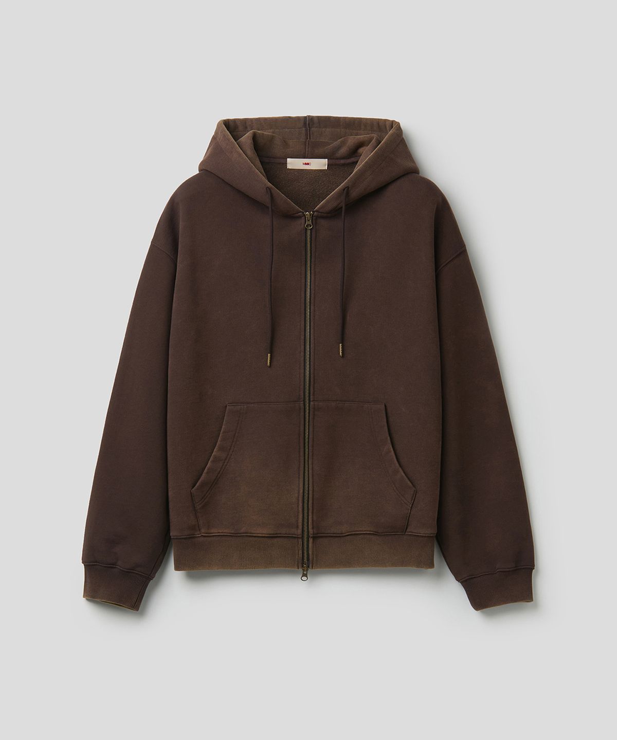 엠엠아이씨(MMIC) DUSK HOOD ZIP UP (BROWN)