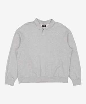 오버사이즈 칼라드 스웨트셔츠 [미디엄 그레이] 2XL