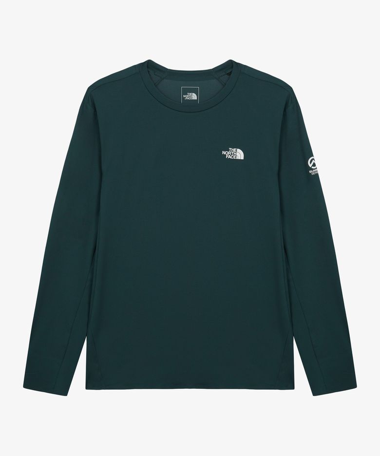 NT7TS10C 남성 메라피크 긴팔 티 PINE