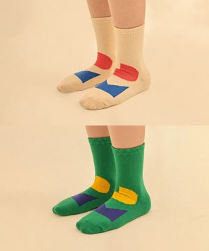 심볼 로고 삭스 세트_멀티컬러