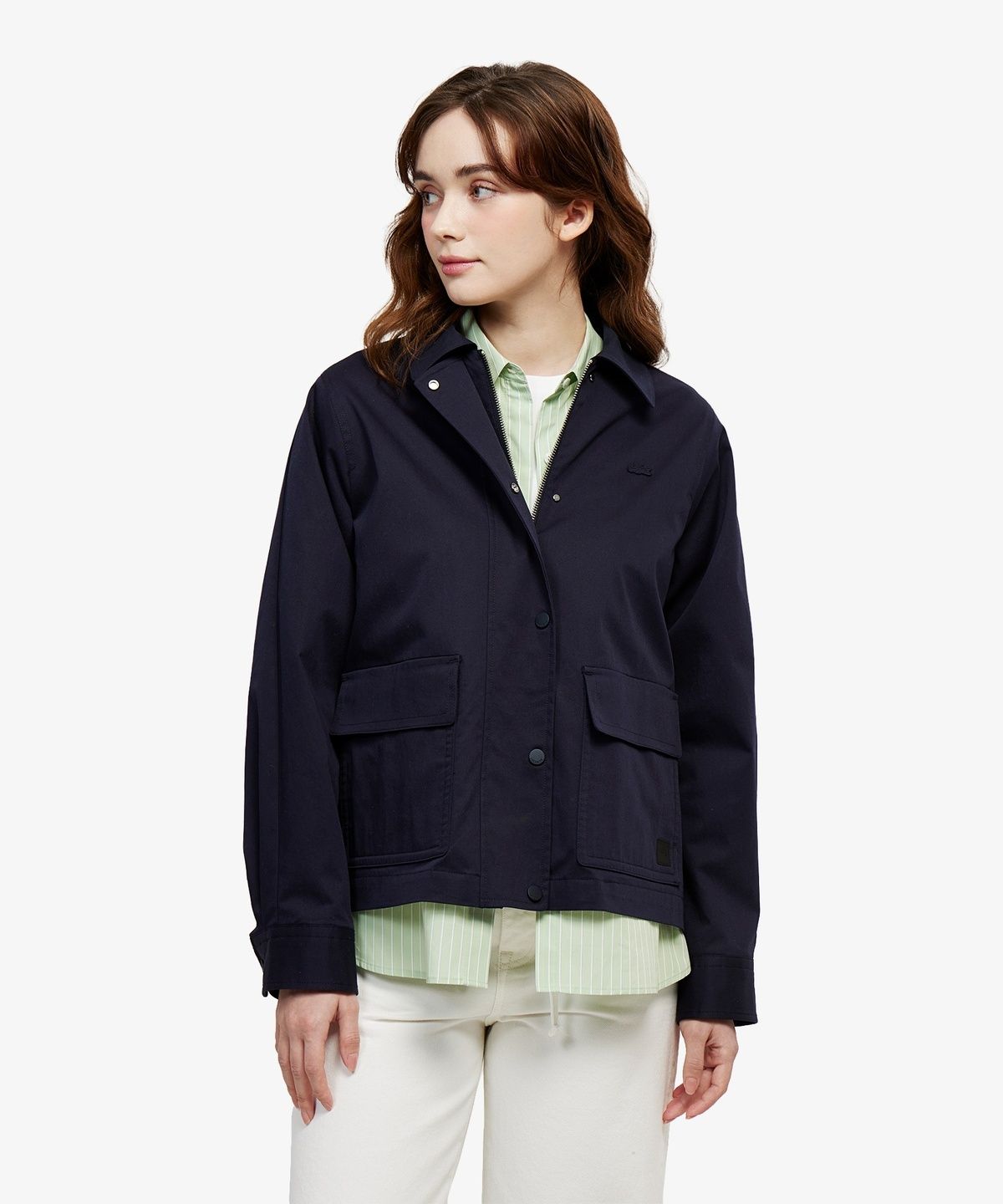 라코스테(LACOSTE) 여성 중기장 헌팅자켓 BF330E-56G 166