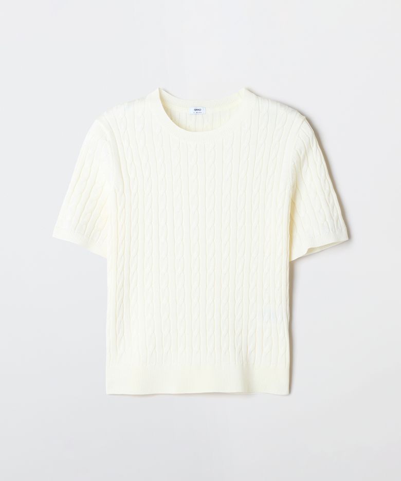 [COOL] 썸머 케이블 반팔니트_SPKWG24G01