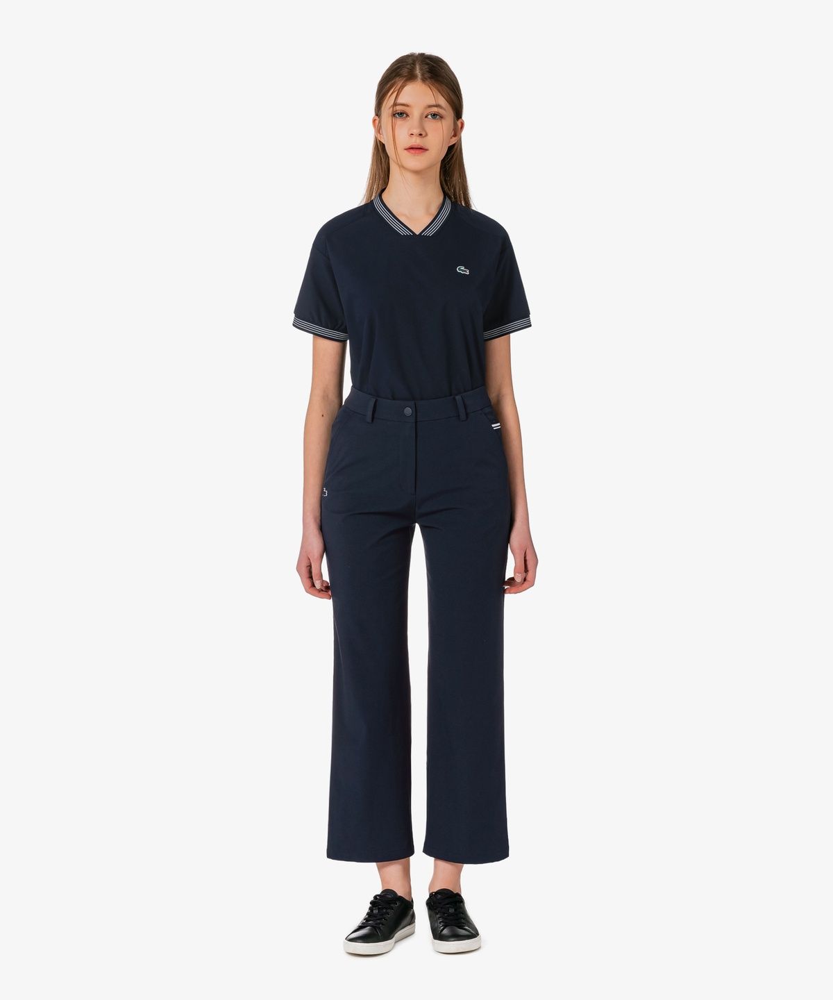 라코스테(LACOSTE) 여성 봄 스트레이트 팬츠 HF422E-56G HDE