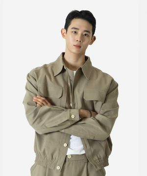 심플 오버핏 리오셀 트윌 자켓 (BEIGE)