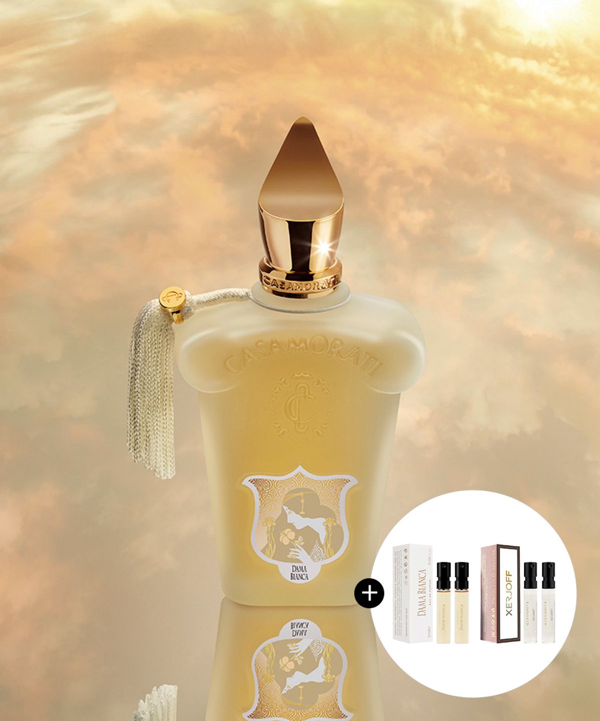 까사모라티(CASAMORATI) 다마 비앙카 오 드 퍼퓸 100ml [증정] 바이알 4종