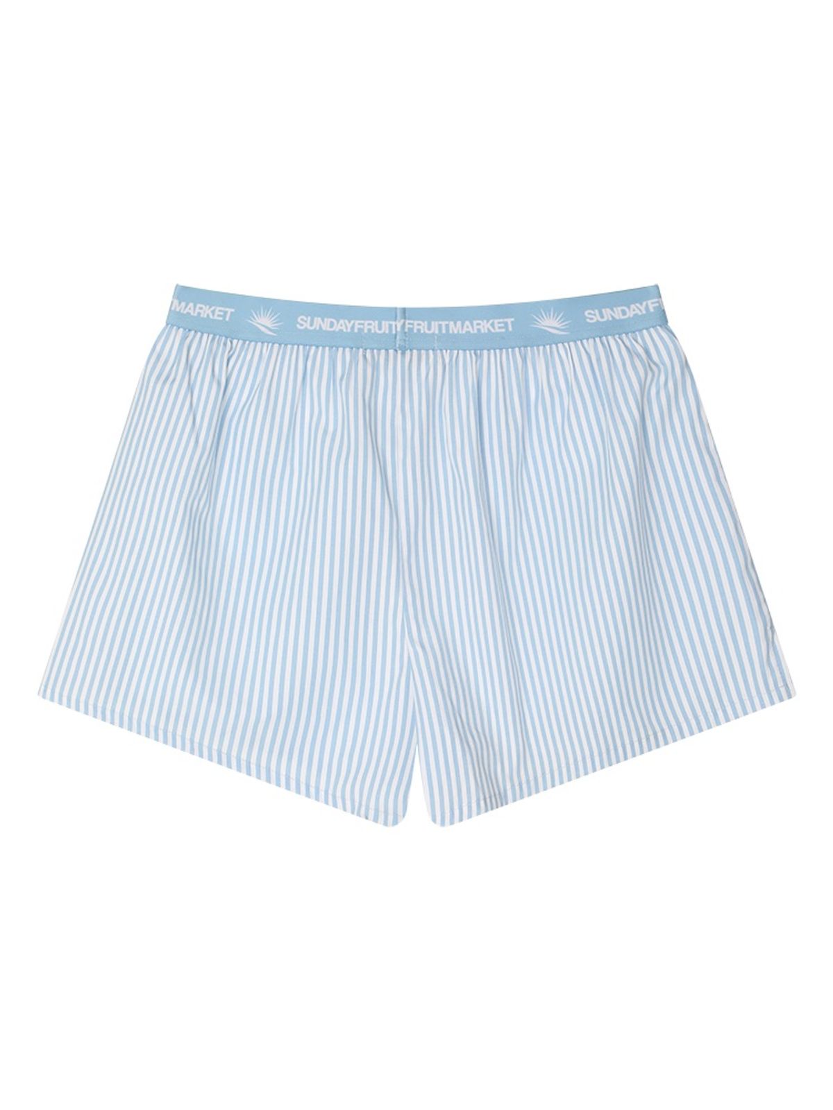 선데이후르츠마켓(SUNDAY FRUIT MARKET) MARKET STRIPE TRUNK SKYBLUE