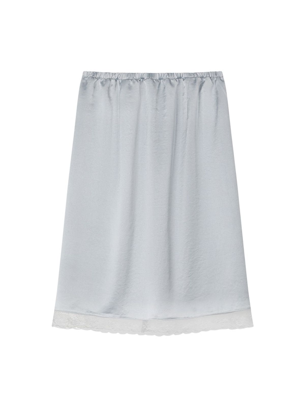 선데이후르츠마켓(SUNDAY FRUIT MARKET) W) SUN SILKY LACE SKIRT SKYBLUE