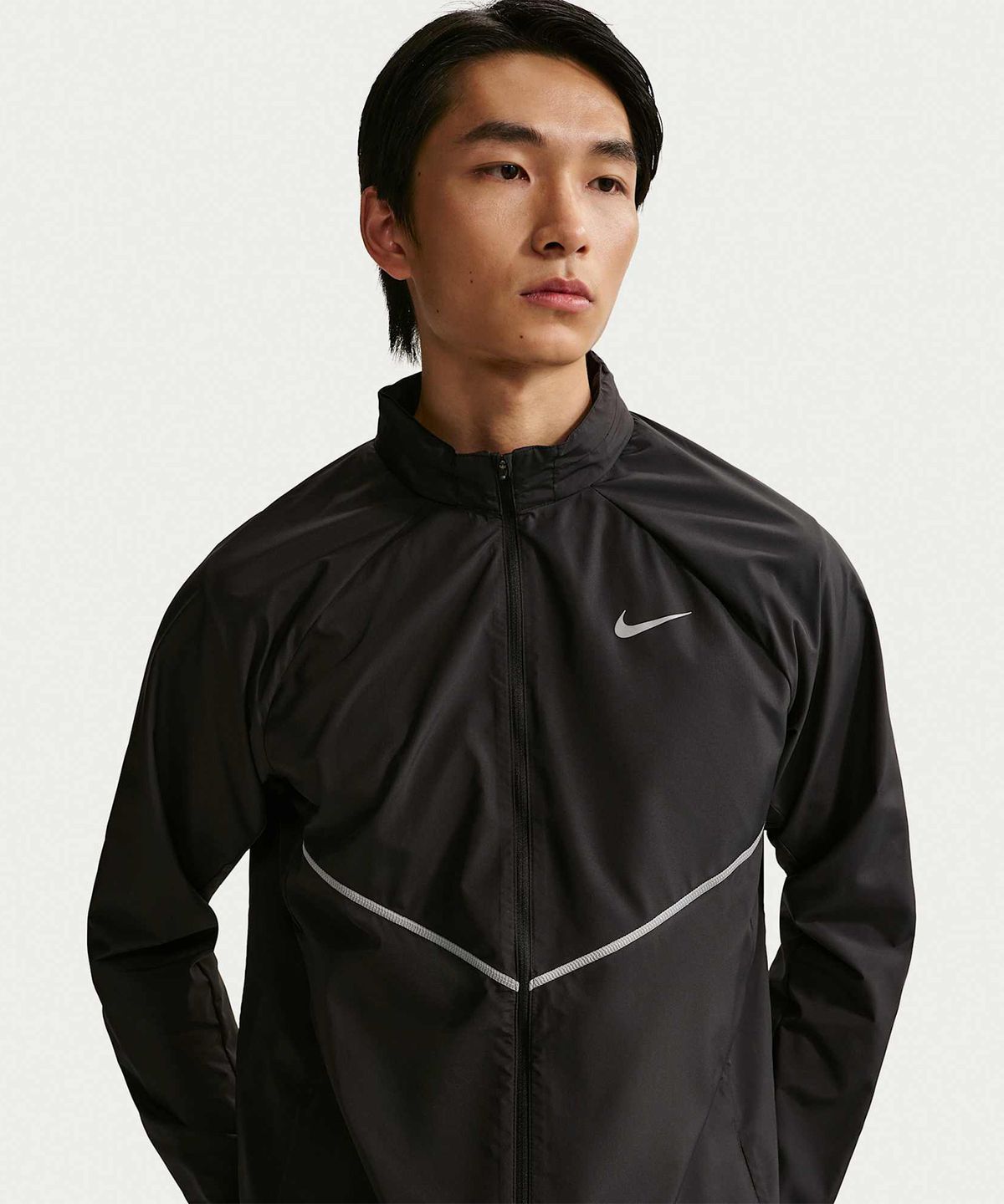 나이키(NIKE) 마일러 리펠 UV 프로텍션 러닝 재킷 M - 블랙 / IF2370-010