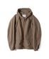 Breeze Typewriter Check Hood Jacket Beige