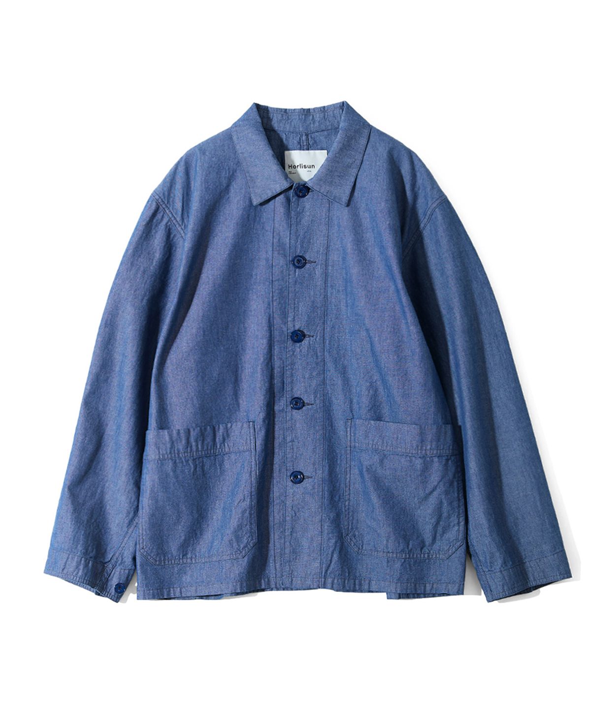 홀리선(HORLISUN) Smith Chambray Work Jacket Blue