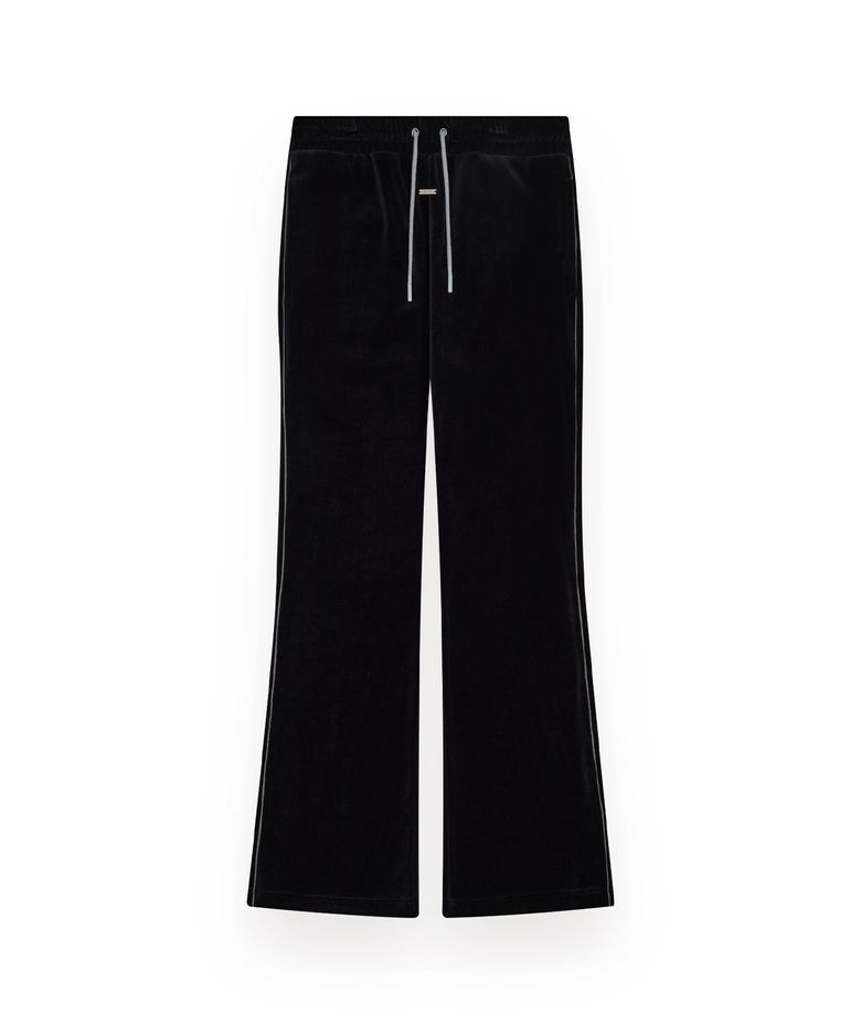 R-0065 / VELOUR RESORT PANTS(BLACK)