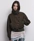 Beren High-neck Bomber jacket (Khaki)