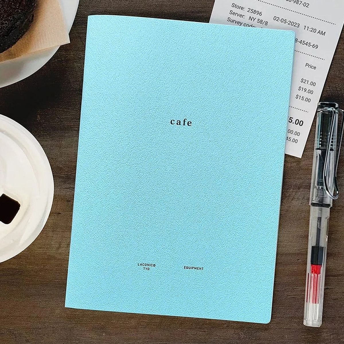 라코닉(LACONIC) 스타일 노트 다이어리 플래너 B6 Cafe