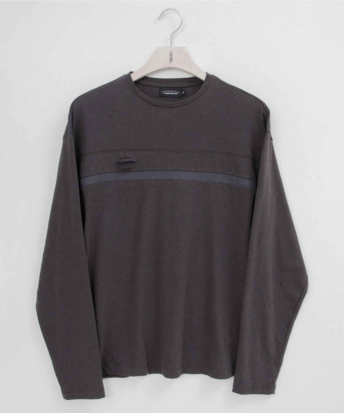 래깅툴즈(LAGGINGTOOLS) Layered Panel Long Sleeve_____charcoal/blue grey