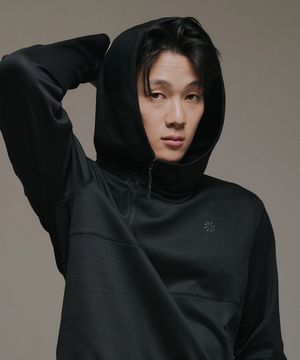 하이드아웃 슬랜트 집 후디 블랙