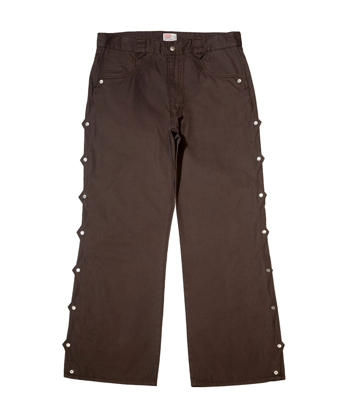 더 긱스(THE GEEKS) Ranch Flare Gabardine Jeans - Brown