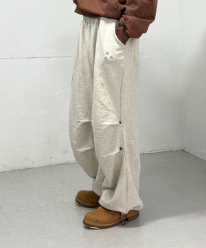 INVERTED SWEAT PANT IVORY