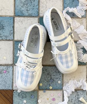 MEMENTO PATCHWORK PLATFORM MARYJANE [WHITE]