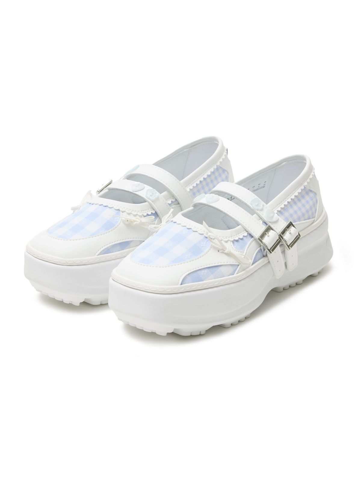 뚜오미오(TUOMIO) MEMENTO PATCHWORK PLATFORM MARYJANE [WHITE]