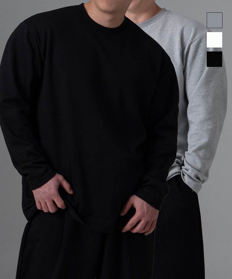 2pack 탄탄한 특양면 오버핏 긴팔 티셔츠